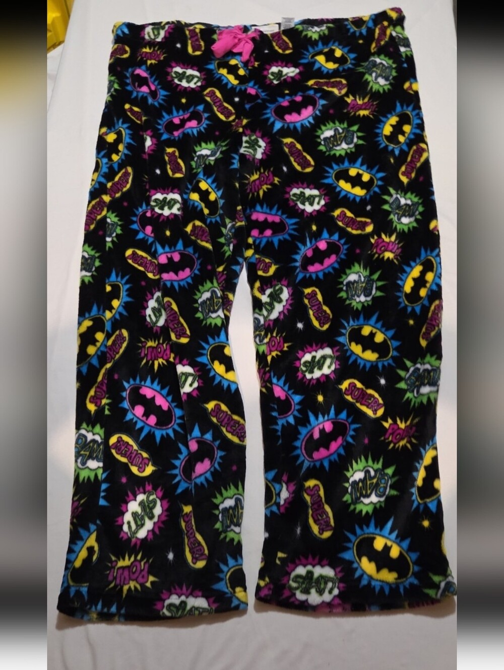 Batgirl women's 3X batman fuzzy pajama bottoms #04